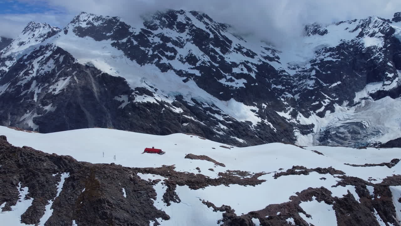 뮬러 헛 4k 드론 흐린 날