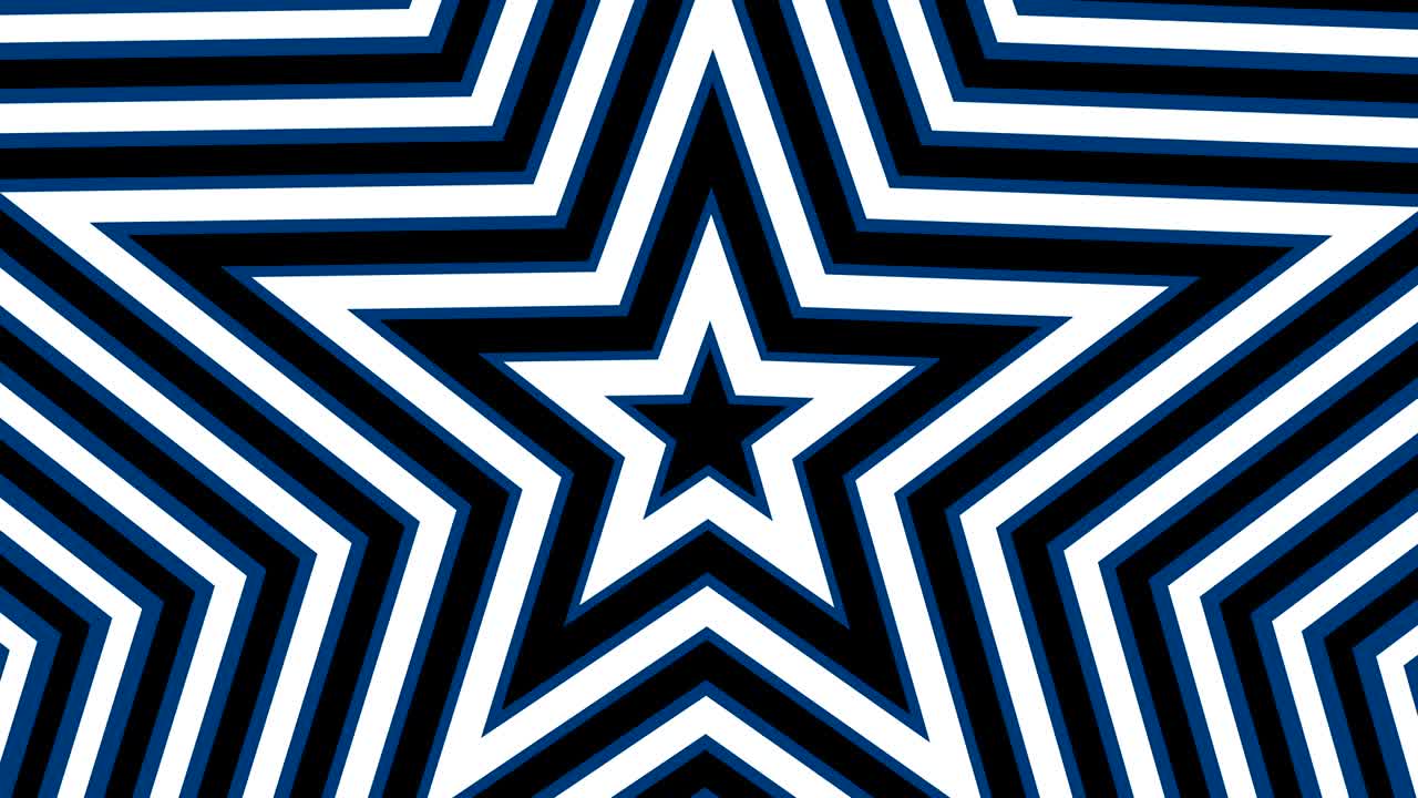 bucle estelar geométrico colorido forma en expansión fondo