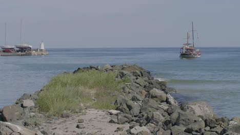 boat in the ocean