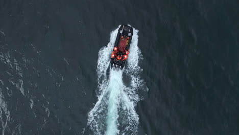 taking the speedboat out for a spin