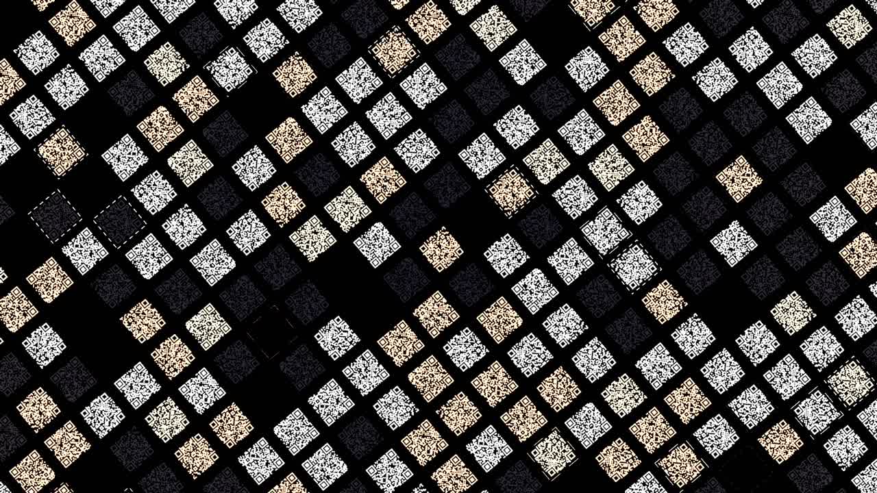Geometric Pattern with Squares