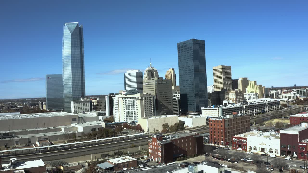 오클라호마 시티 스카이라인 다운타운 okc