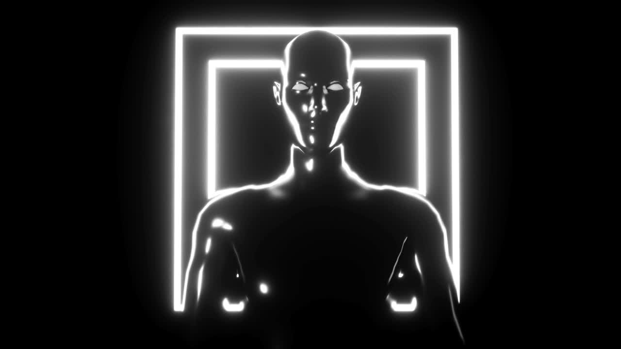 inteligencia artificial estilizada en 4k.