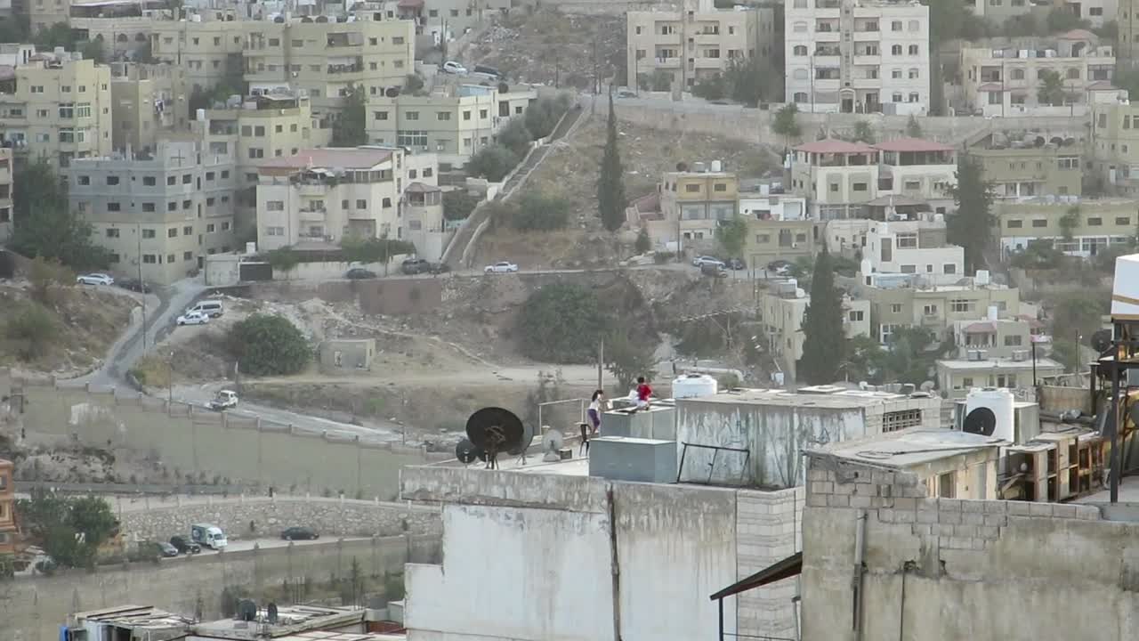 Una piccola sezione della città di Amman in Giordania