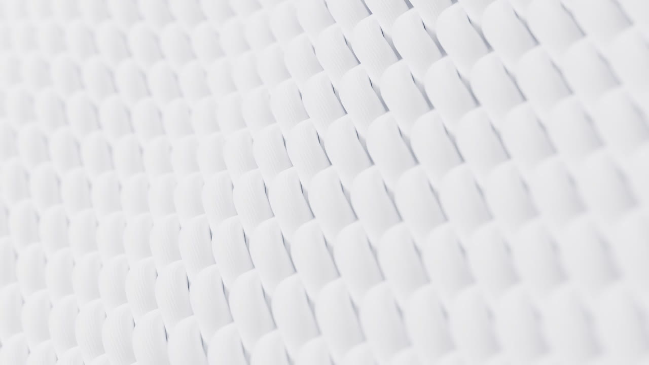 tela de onda con detalles microscópicos, renderización en 3d.