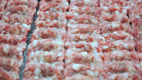 raw turkish kebabs