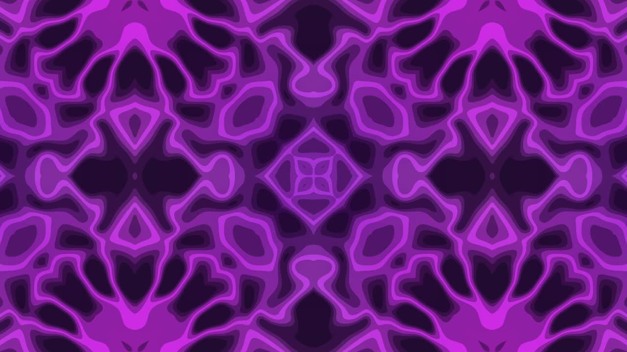 Abstract animated mosaic with glowing lines on a violet background. Minimal seamless looped motion graphic backdrop