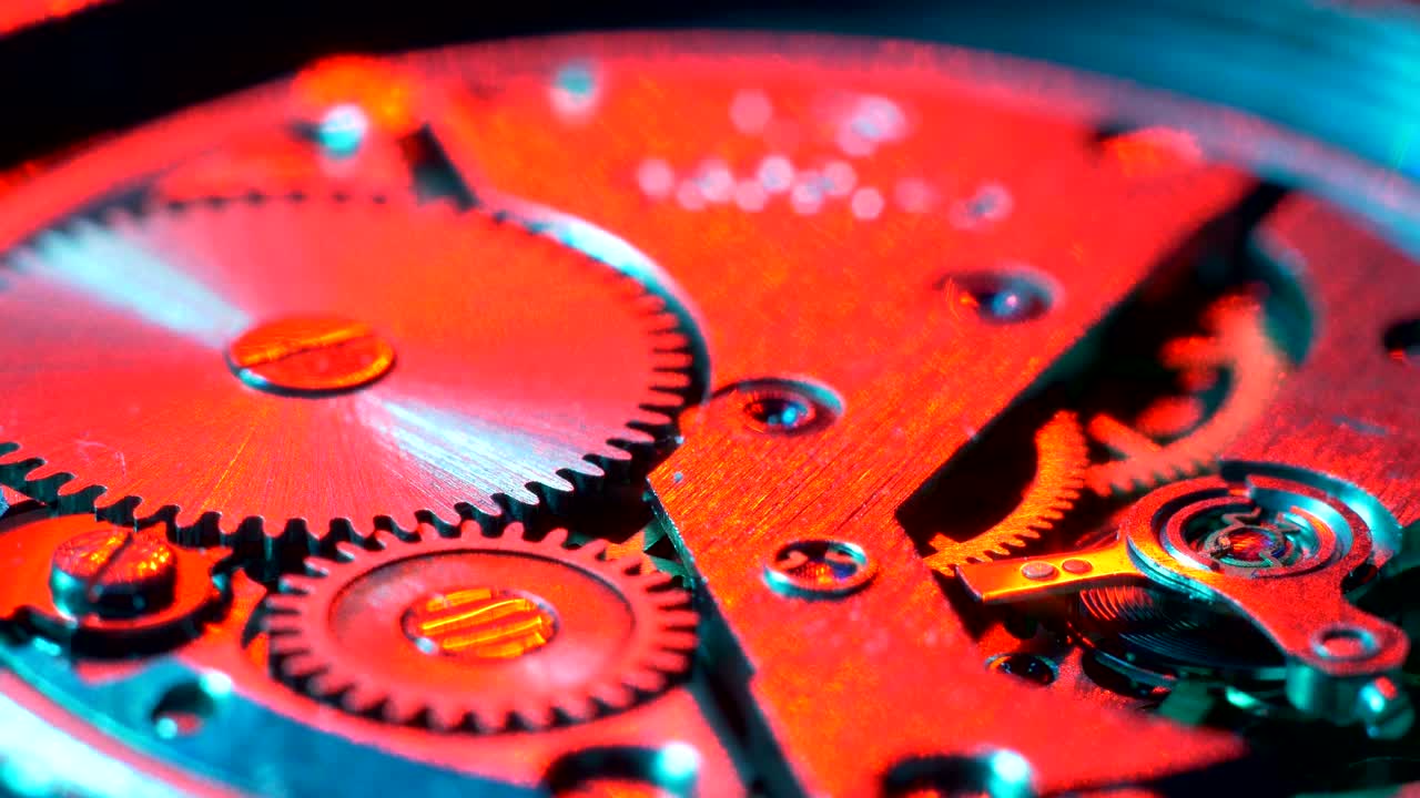 Watch Mechanism Close Up