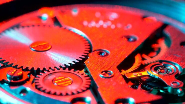 Watch Mechanism Close Up