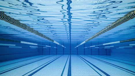 olympic swimming pool under water background.