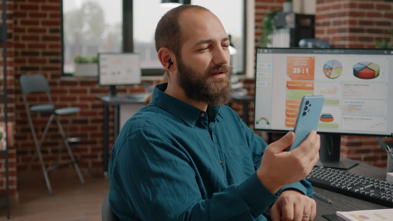 Man working in an office
