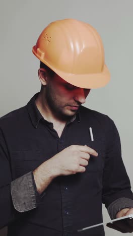 concepto de ingeniero masculino