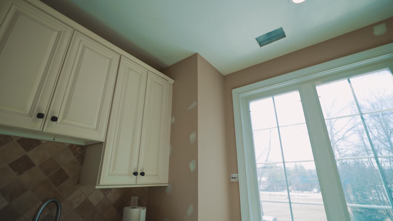 A kitchen under construction during a remodeling project