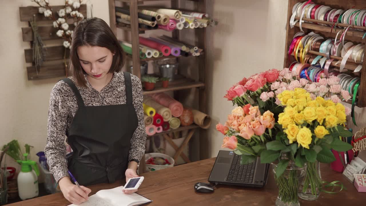 florista que hace el pedido