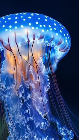 colorful jellyfish in the ocean