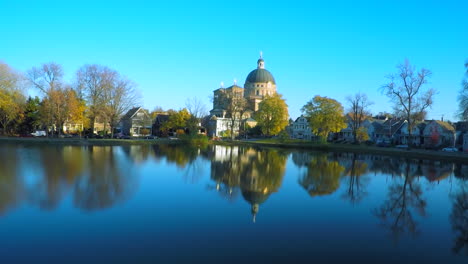 an aerial over the basilica of st josaphat in milwaukee wisconsin 1