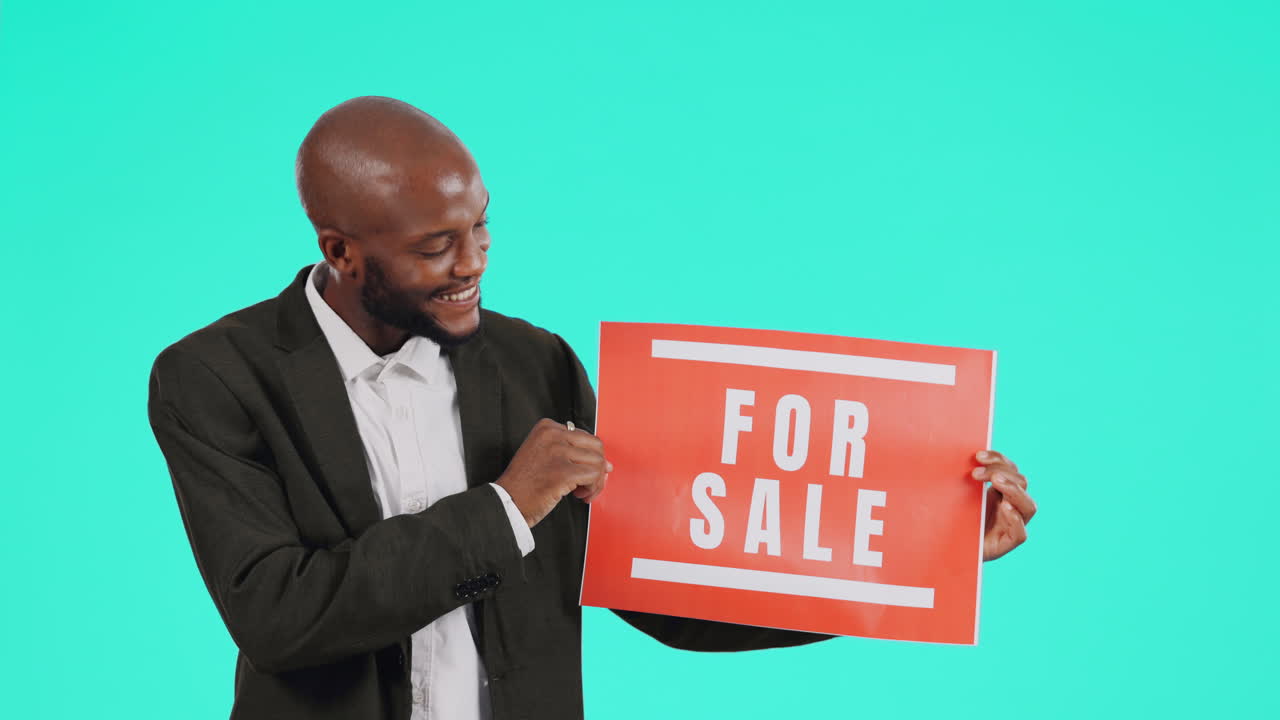 Muž afrického původu, plakát na prodej