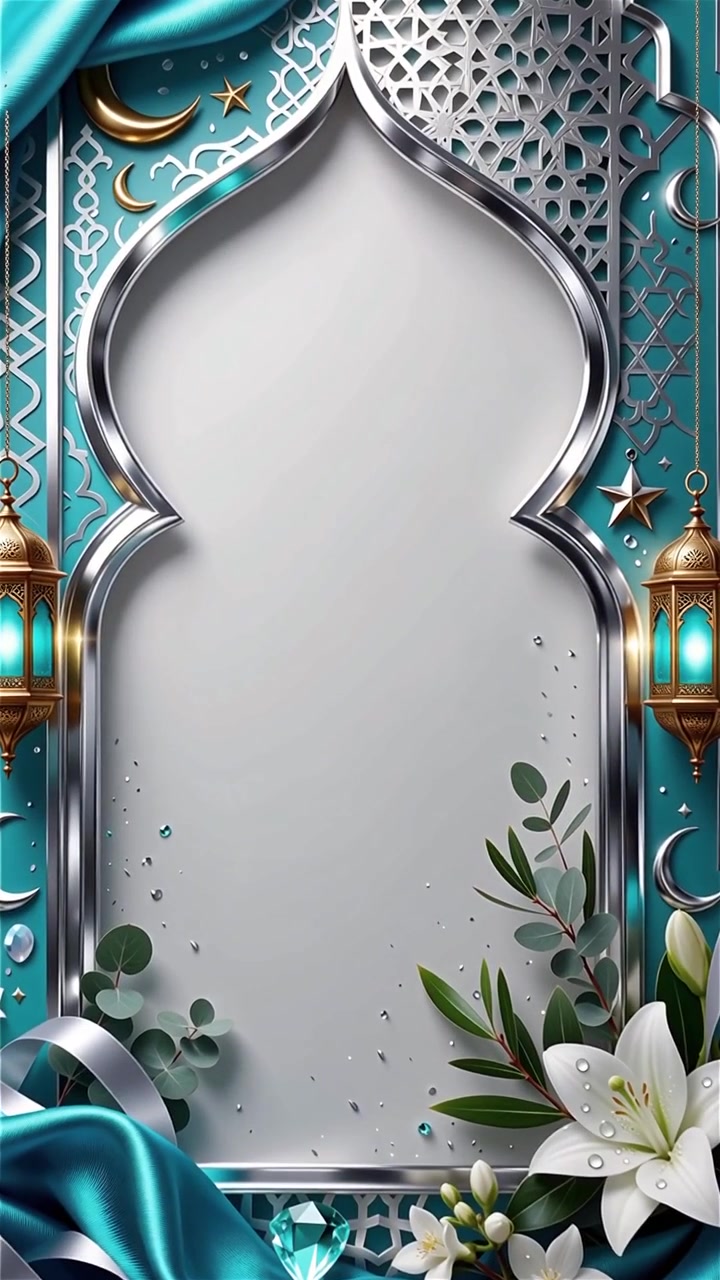 Compleanno del Profeta Maometto Mawlid al-Nabi Sfondo Islamico