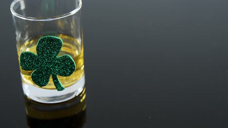 glass of whiskey for st patricks