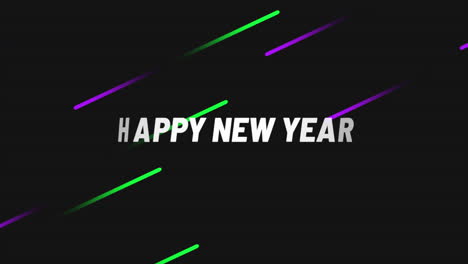 Happy-New-Year-with-neon-lines-on-black-gradient