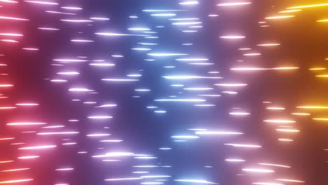 luces de neón brillantes fondo abstracto bucle sin costuras