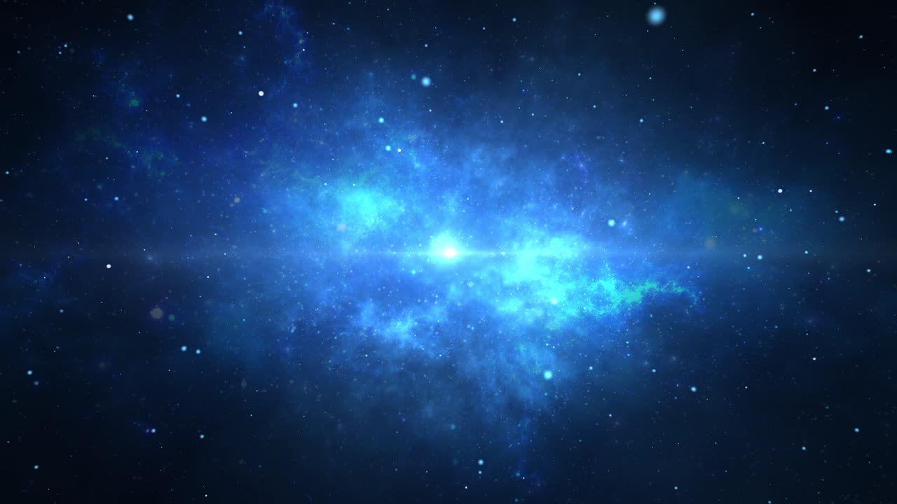 추상적인 성운 우주 여행 루프 배경