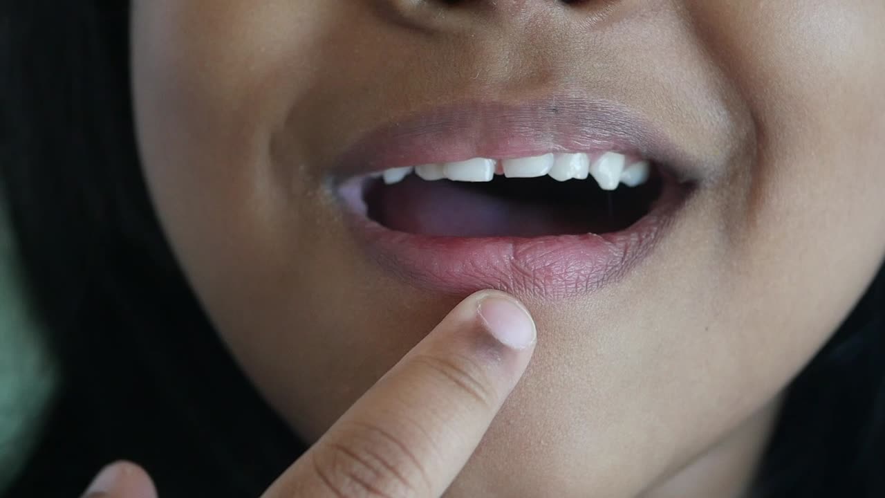 치아가 없어진 아이