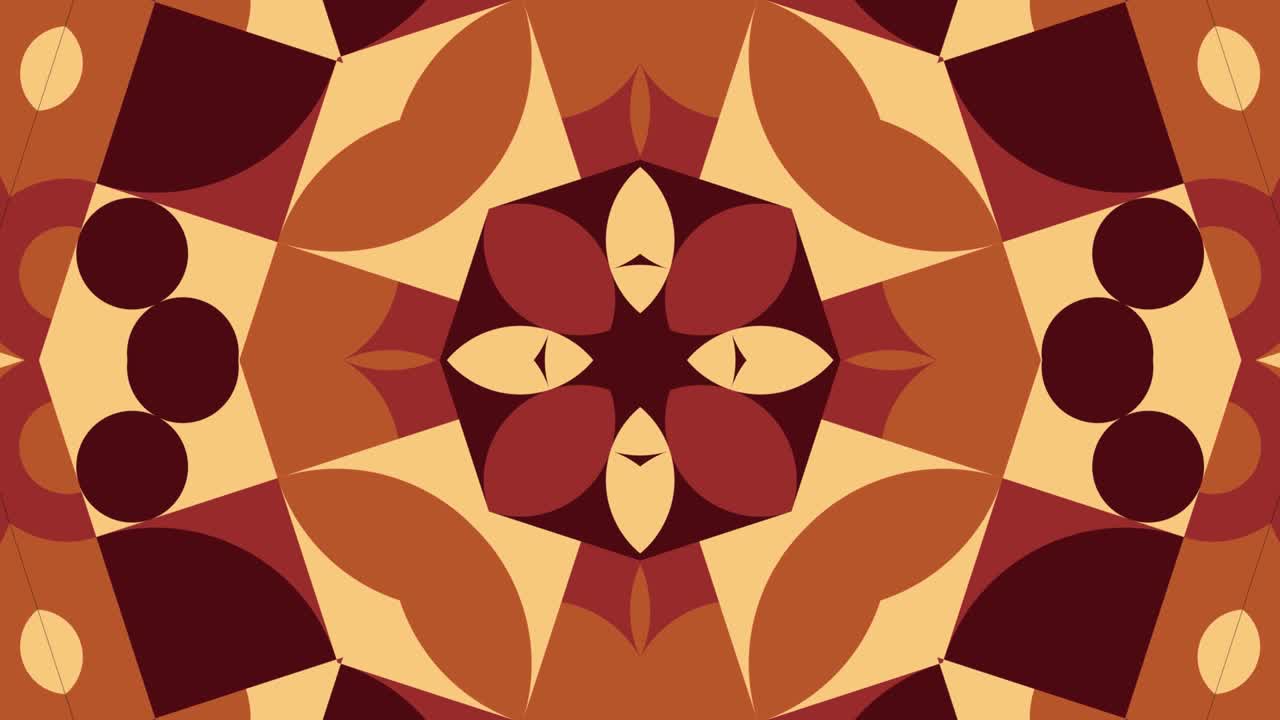 patrón dinámico abstracto con combinación de colores tranquilos retro. mosaico gráfico de movimiento artístico sin fin con diseño plano. fondo geométrico de bucle sin costuras con azulejos animados