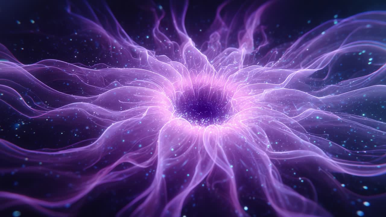 An Ethereal and Mesmerizing Visualization of a Cosmic Vortex: A Beautifully Orchestrated Display of Light and Energy, Intertwined with Swirling Patterns and Captivating Colors, Creating a Transcendent Experience