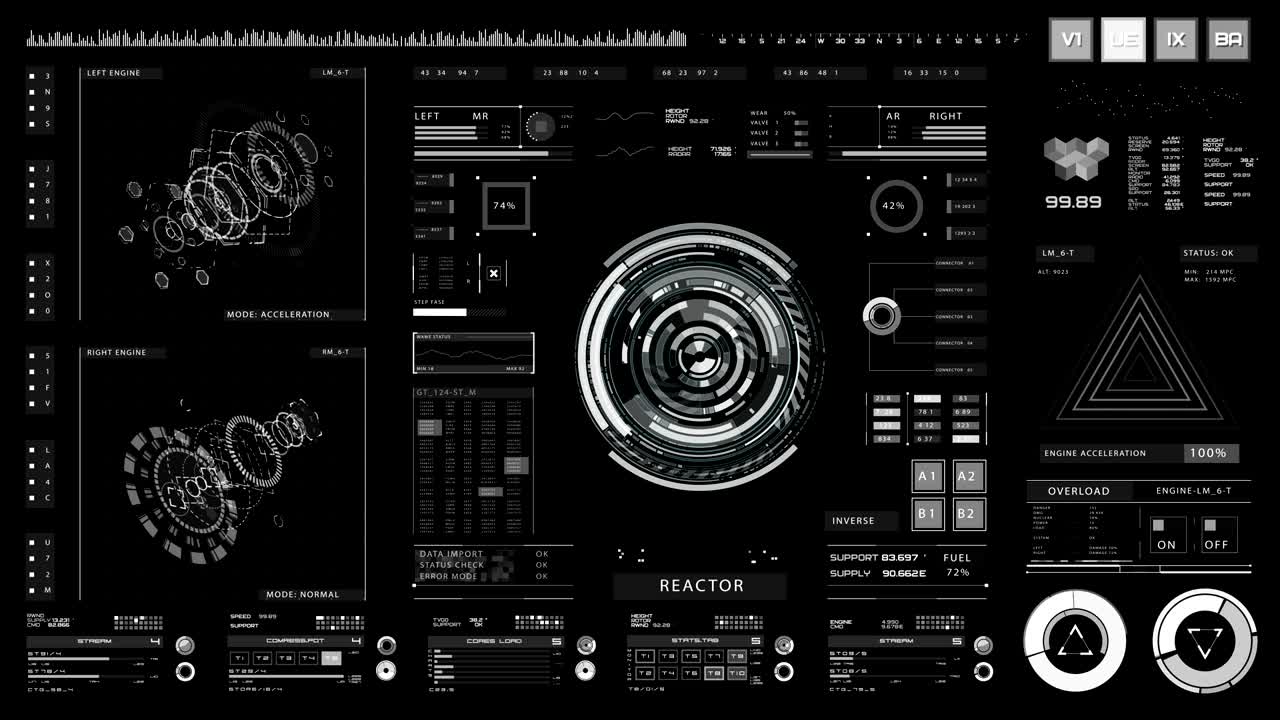 Futuristic interface | HUD | Digital screen