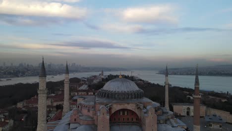 hagia sophia drone video, fatih istanbul turkey