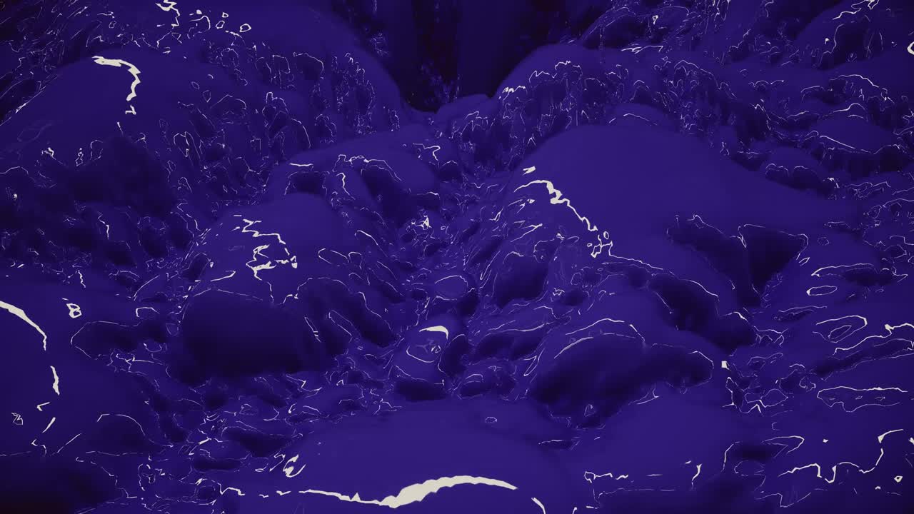 Matière visqueuse abstraite en mouvement. Fond en boucle