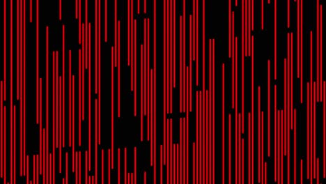 Abstract Red Vertical Lines on Black Background