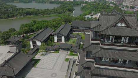 Typical-Chinese-heritage-building-surrounded-by-vegetation