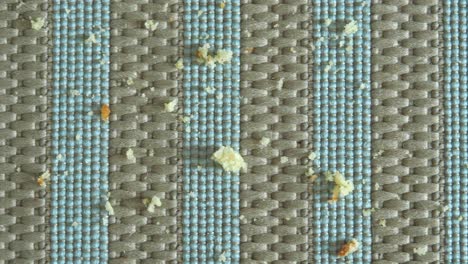 Crumbs on a Striped Placemat
