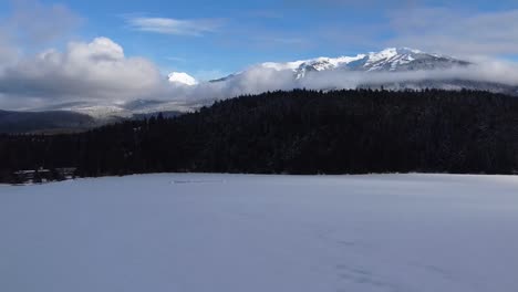 el paraíso alpino de invierno en whistler, vancouver, columbia británica, canadá