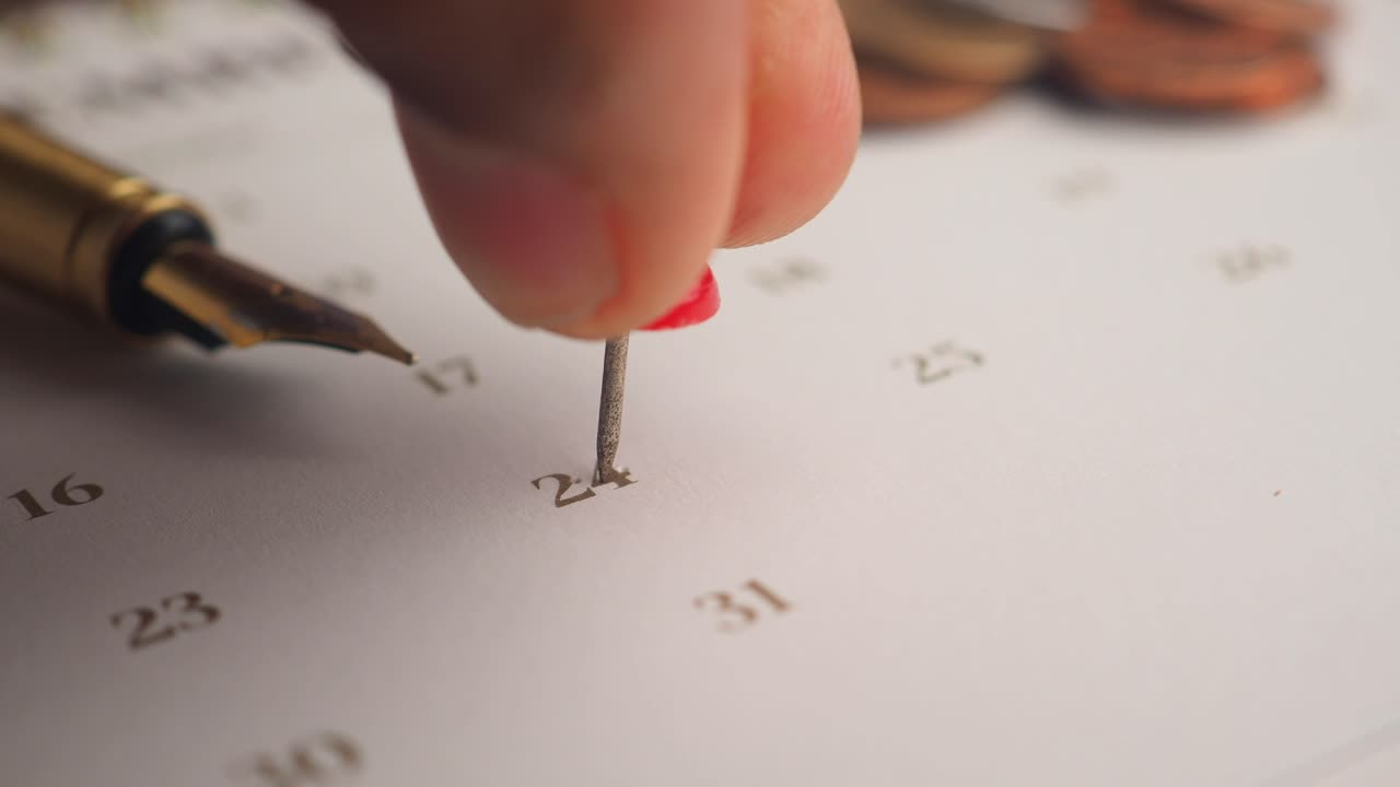 달력 날짜 알림