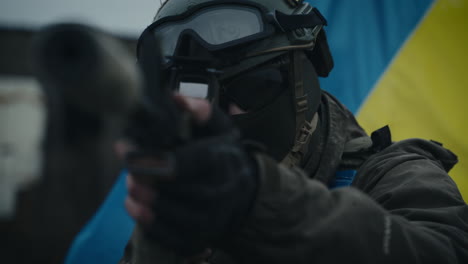 ukrainian soldier
