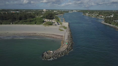 jupiter inlet jetty reveal looking down