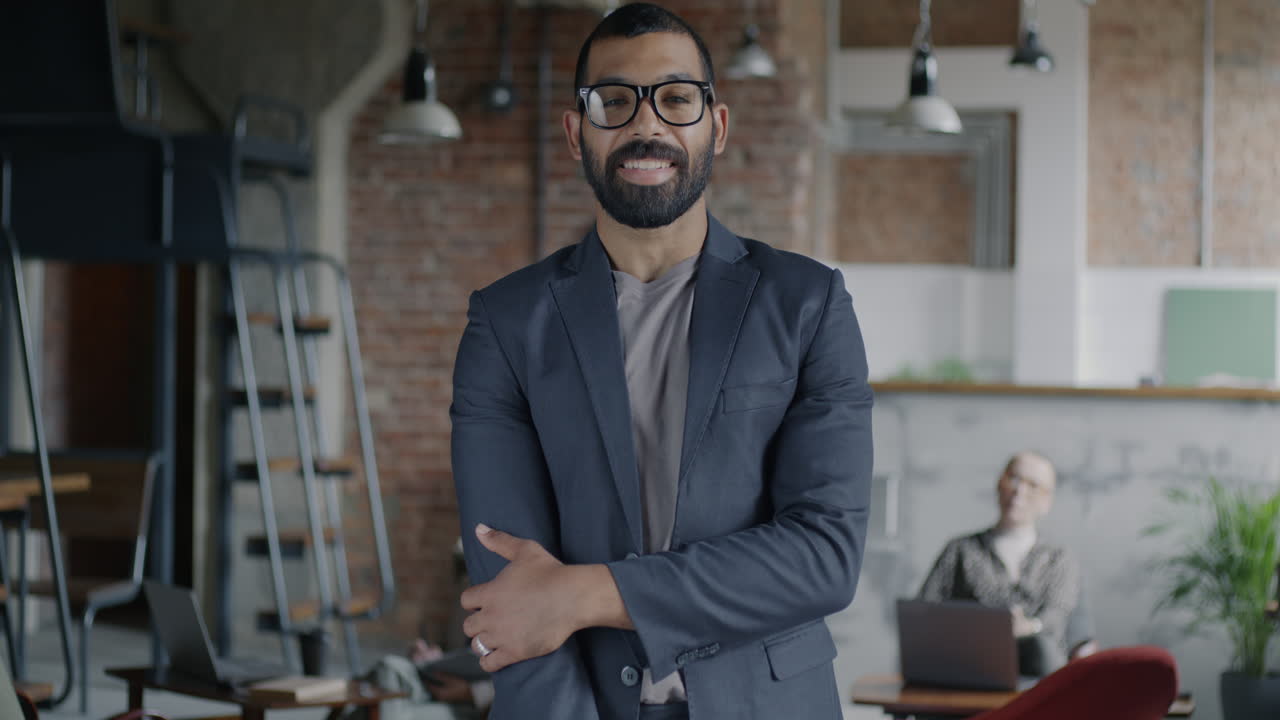 Businessman Portrait in Modern Office