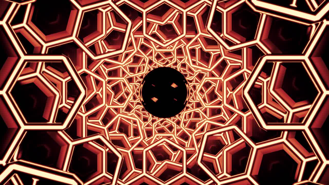 patrón geométrico abstracto con hexágonos