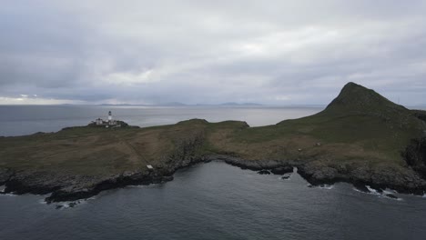 panoramic drone view of neist point