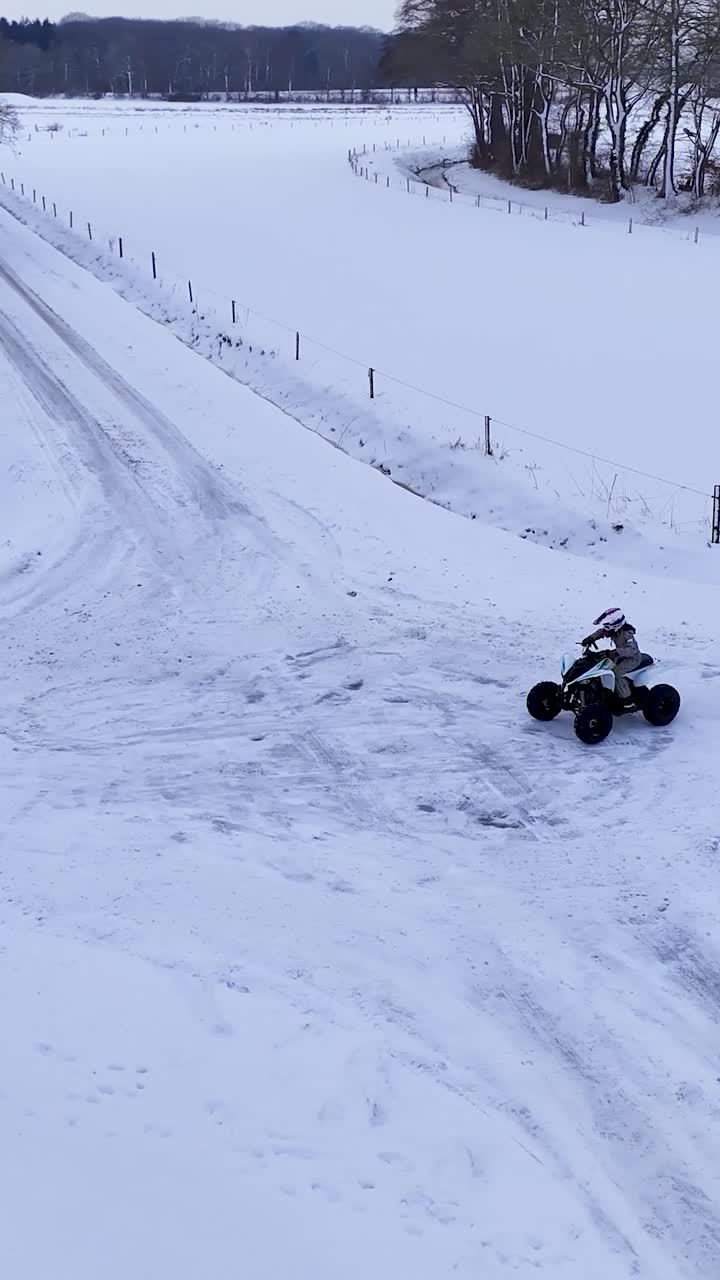 Gita in ATV sulla neve
