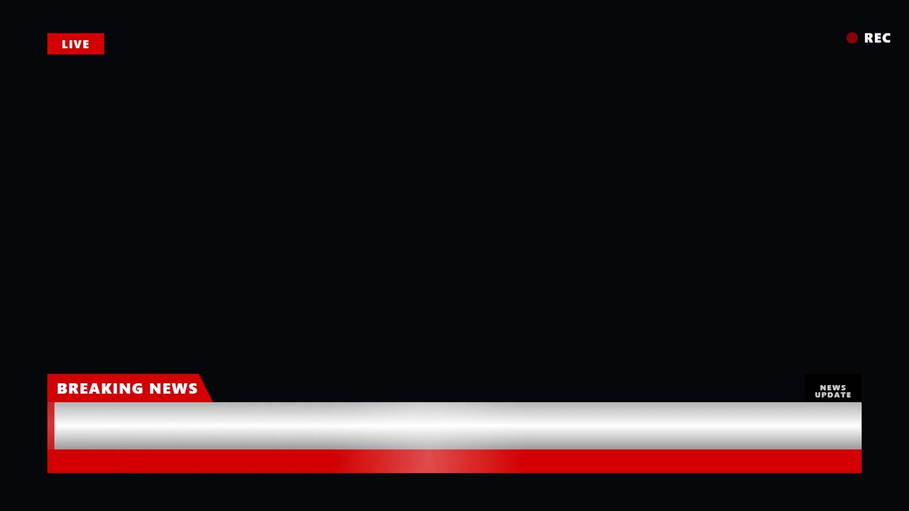 Breaking News grafik-skabelon til Lower Third i udsendelse