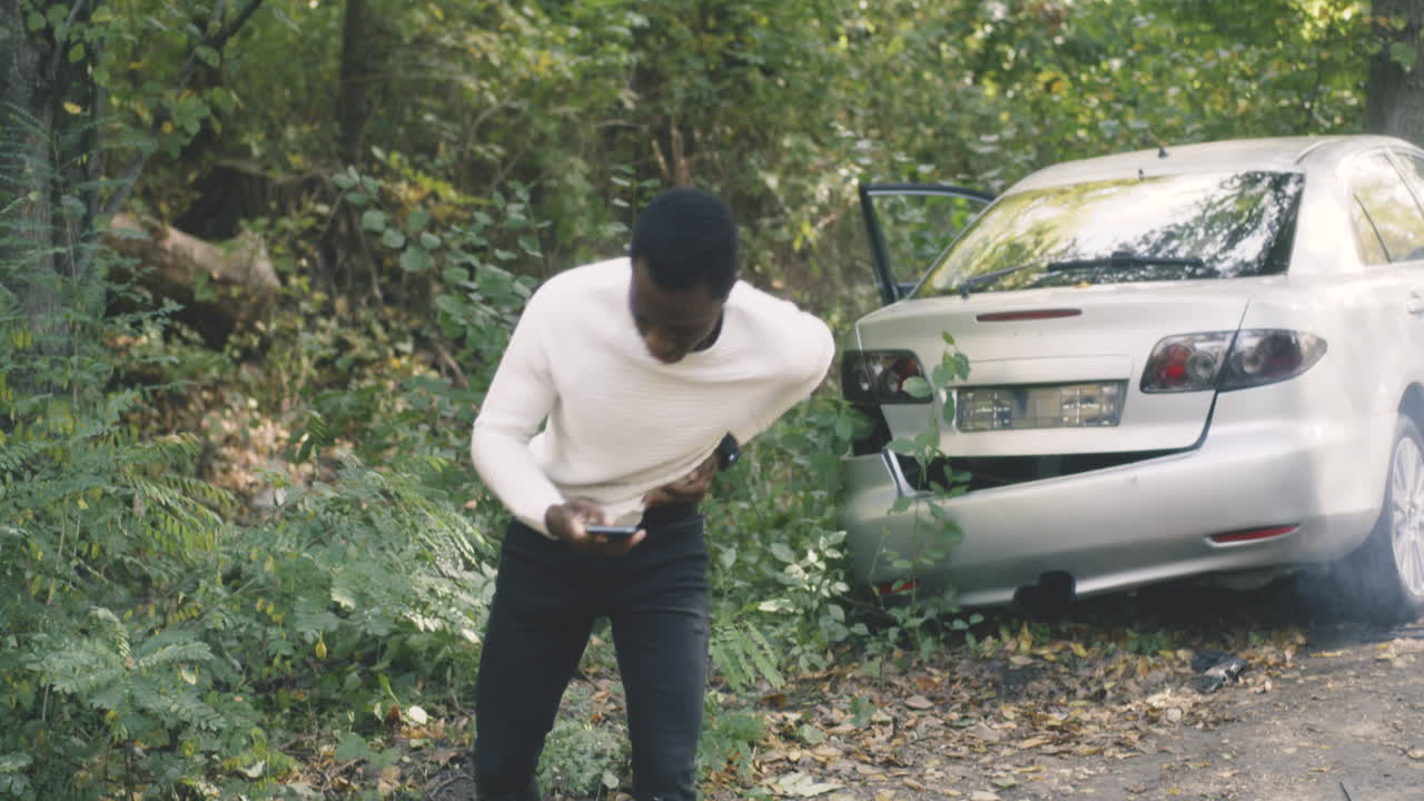 Man Injured in Car Accident