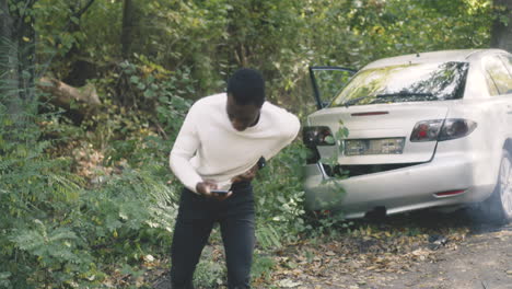 Man Injured in Car Accident