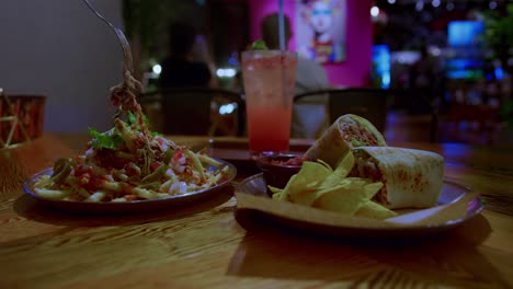 Mexican-food-closeup-dish-meal-indoors-in-a