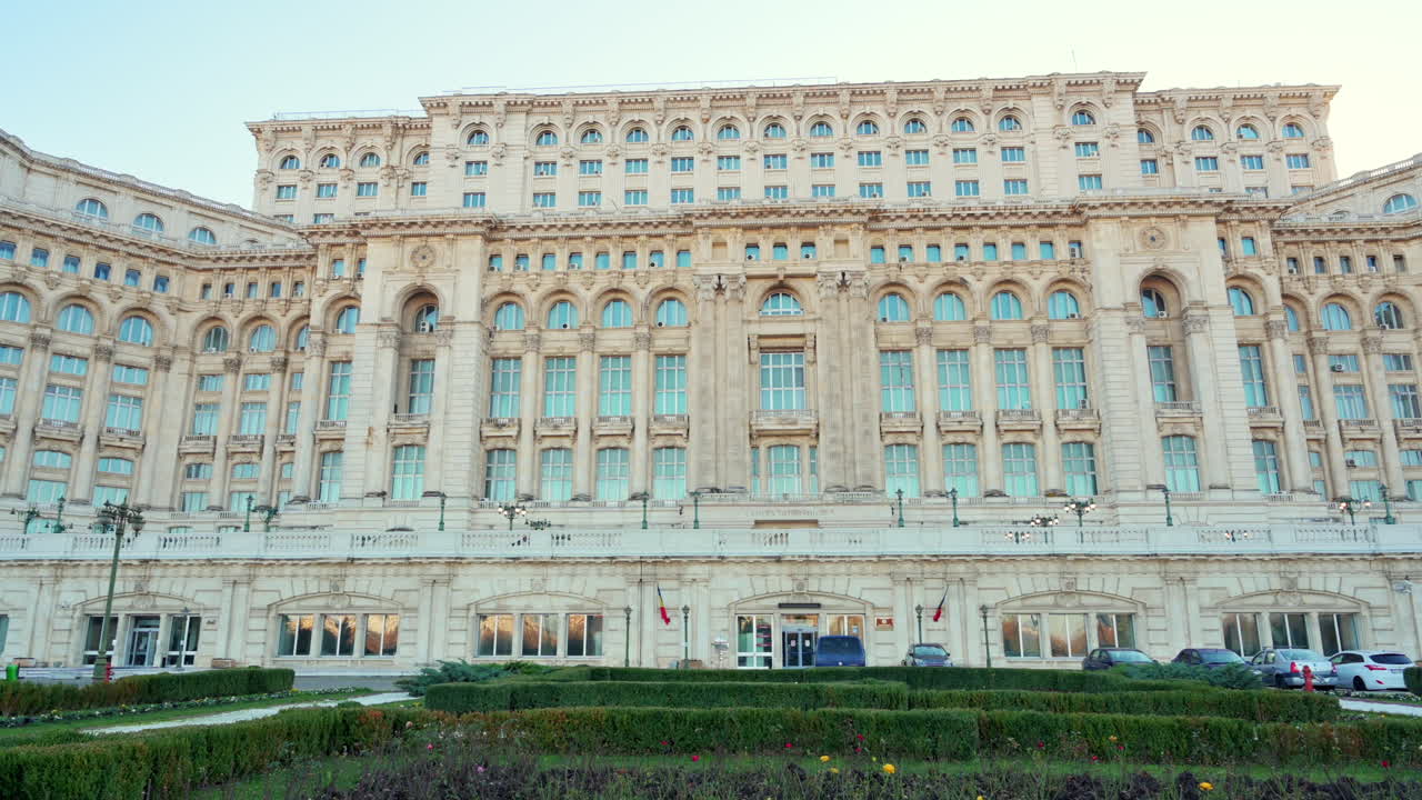 Palace of Parliament building in Bucharest, Romania