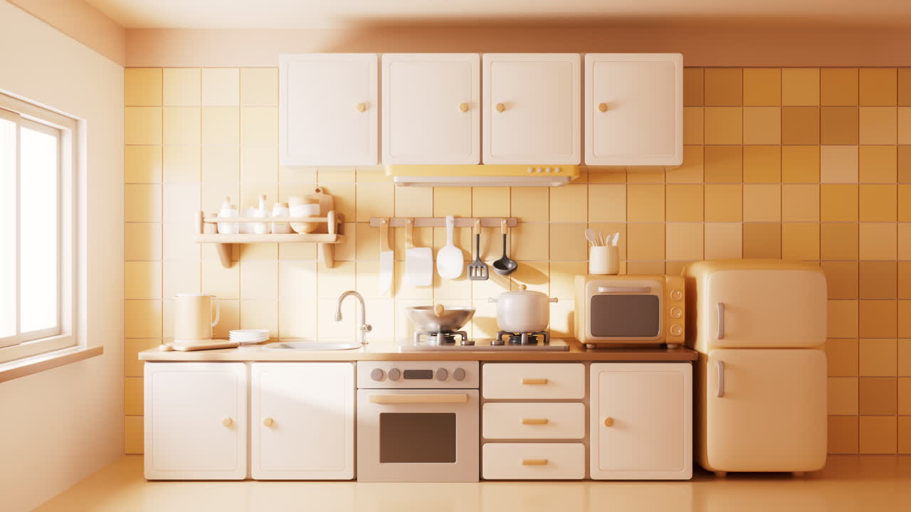 만화 스타일의 부, 3d 렌더링