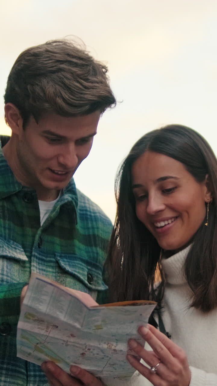 Couple Exploring Seville With Map